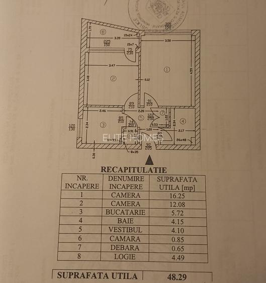 Apartament 2 camere decomandat, 49 mp, la 10 minute de metrou Brâncoveanu - 14