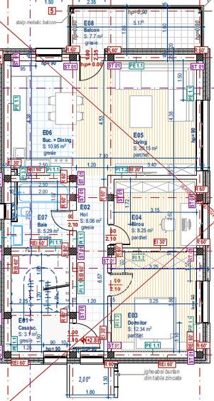 Apartamen 3 camere, 65mp, etaj 1, gradina proprie 80mp, zona Avram Iancu