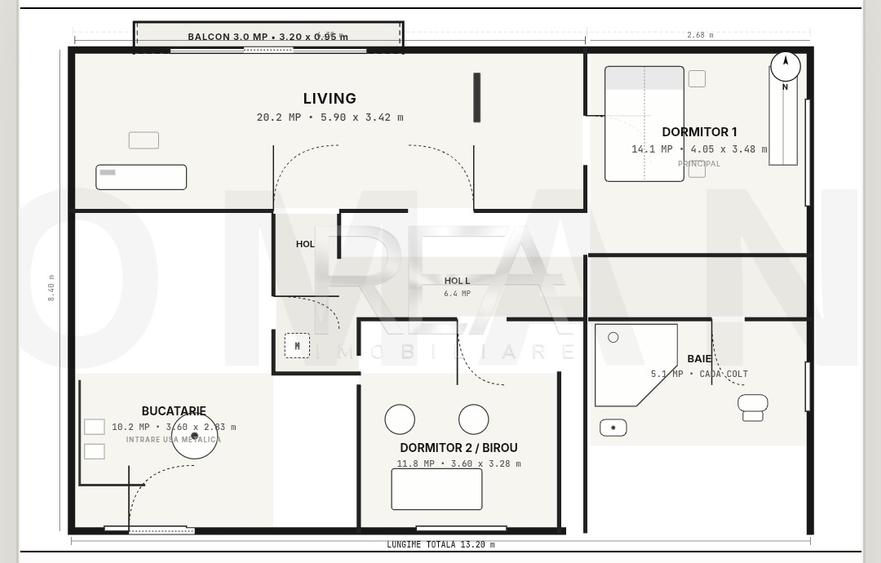 3 camere 70 mp Tineretului | Metrou 200 m | Parc | Anvelopat