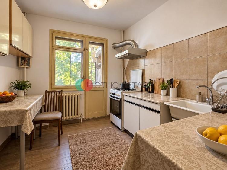 3 Camere Crangasi - Nucsoara | Langa Parc - Metrou |2 Bai - Bloc 1982