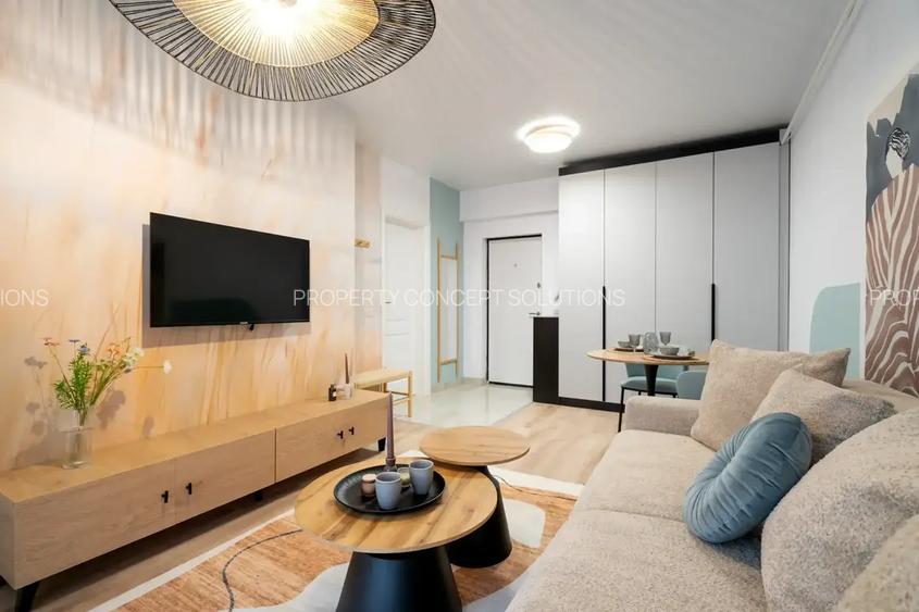 Apartament 2 Camere Tip Studio | Design Luminos| Militari Residence - 9