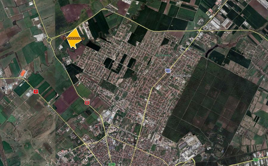 De vanzare teren cu PUZ, logistica/industrial, Dumbravita, Timisoara, Timis