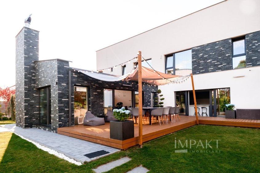 Casa individuala impunatoare cu 6 camere si teren 930mp in Faget