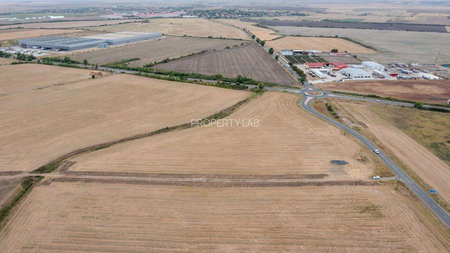 Teren DN6 Timișoara -Cenad sens giratoriu Dudeștii Noi - 2