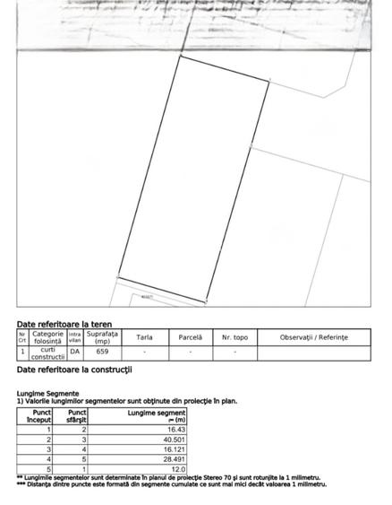 Teren in Mosnita Noua  zona benzinariei Esso fara comision la cumparator - 2