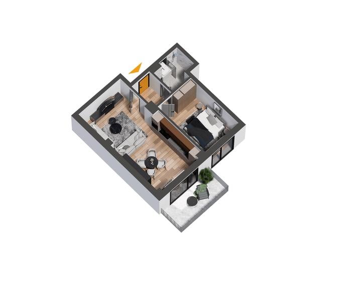 Apartament 2 camere Nicolina - Selgros COD 158809