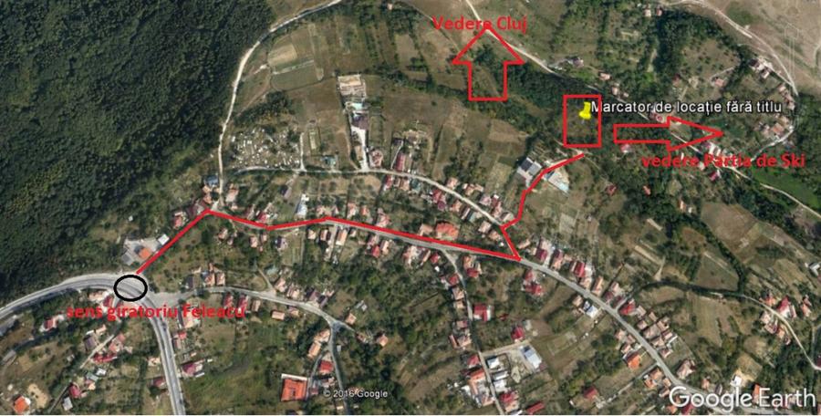 Teren unic - 2.200 mp, panoramă Cluj, intravilan, în curs de autorizare!
