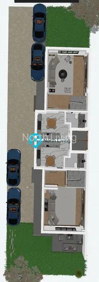Vilă duplex 220 mp, curte și parcare, Straulesti – 2 Cocoși