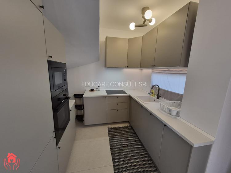Tunari-PRIMA LOCUIRE, 3 camere curte, piscina exterioara, mobilat luxury, LIBER! - 8