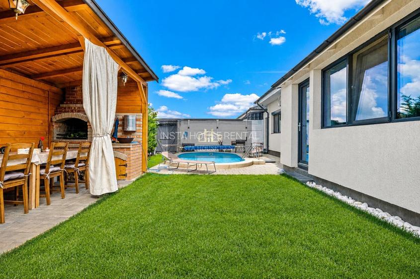 Tunari I Vilă individuală cu piscină proprie | 3 locuri de parcare | - 2