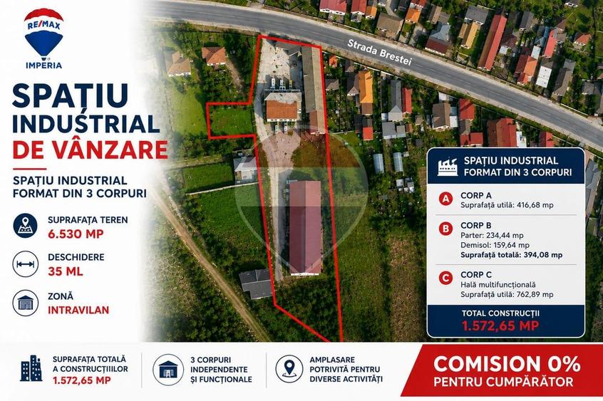 Spatiu industrial si logistic cu acces TIR