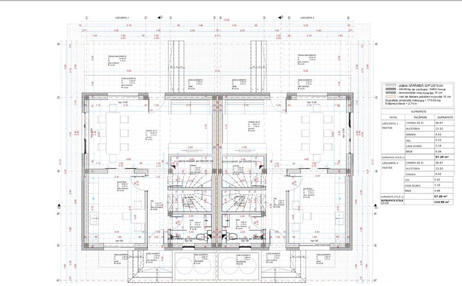 Duplex nou de vanzare în Budiu Mic – 115 mp utili, predare la cheie