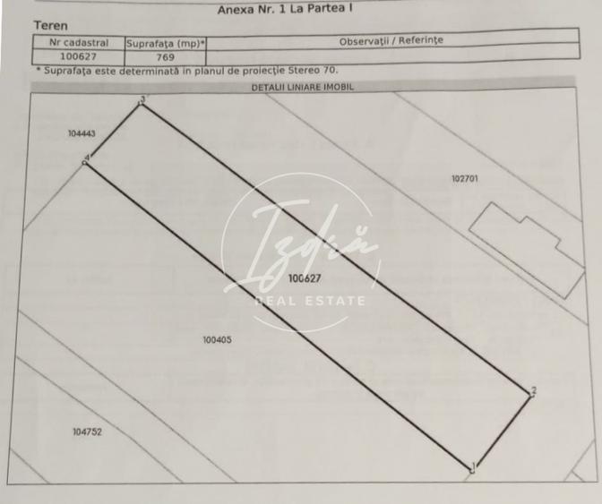 Teren intravilan 769 mp cu priveliște către munți și pădure