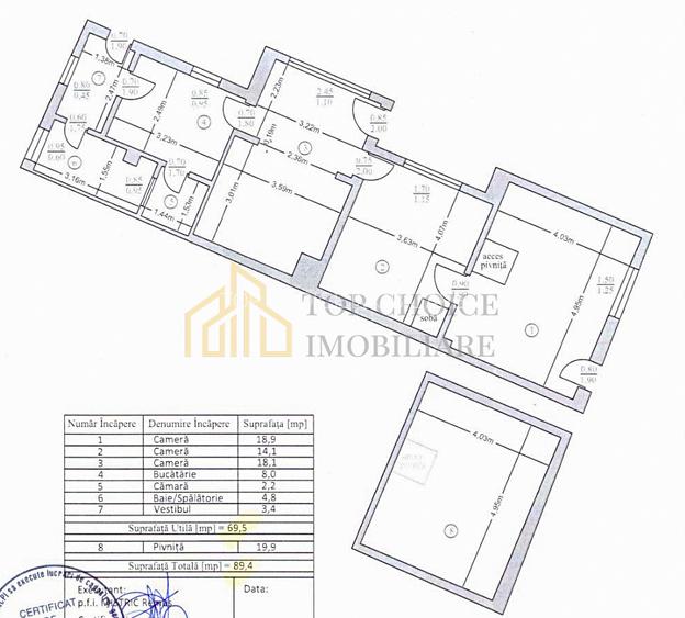CASA 3 CAMERE SI CURTE - GIULESTI STRADA ARTARULUI - TEREN 296 MP - 1