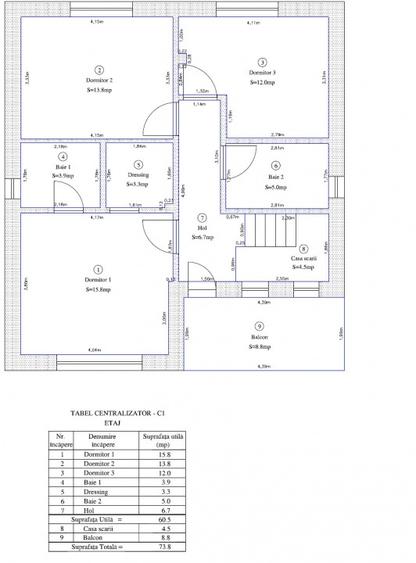 Casa 4 camere 120mp | 0 comision | Corbeanca Cantonului | finisaje la alegere
