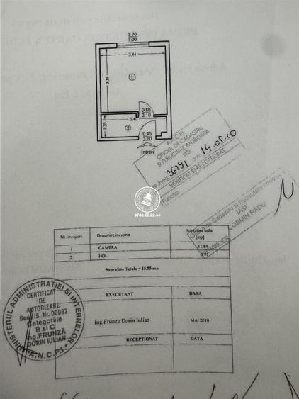 Comision 0% - Cameră de cămin de vânzare – Frumoasa | Etaj 3/4 | 16 mp