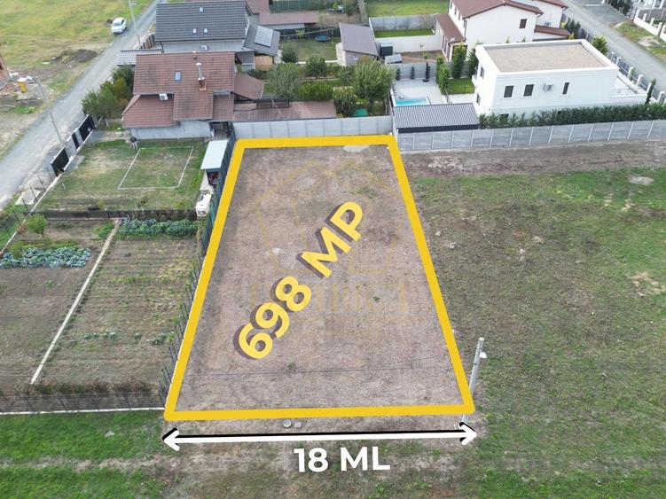 Teren Intravilan 698mp | SAD | Ghiroda | COM 0%
