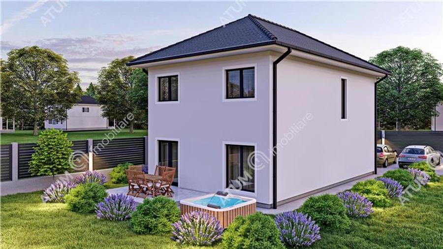 Casa individuala la cheie 4 camere decomandate 116 mp utili