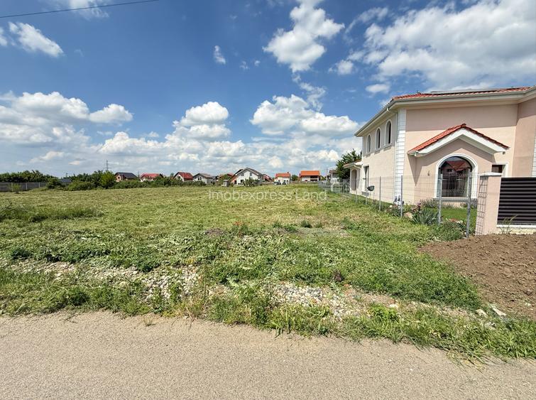 Teren intravilan 931 mp | Front 19 ml | Utilități | Asfalt | Dudeștii Noi - 2