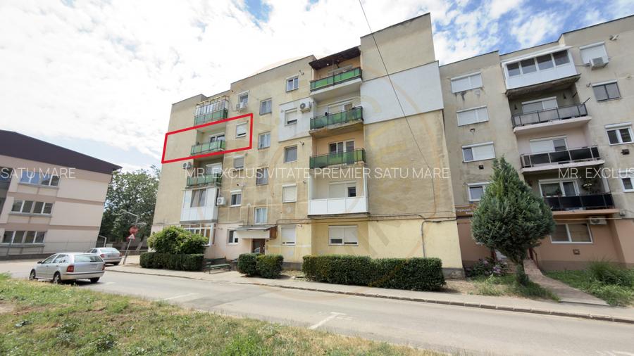 Apartament 2 camere Etaj III / Str. Eliberării 17 -Carei- Comision 0% cumpărător - 14