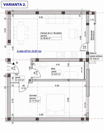 COMISION 0%|Apartament 2 camere | 53,87 mp | Giroc | Parcare Inclusa - 8