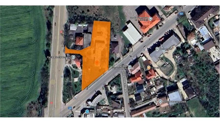 Cladire comerciala 466 mp + Teren 2.941 mp - Balotesti