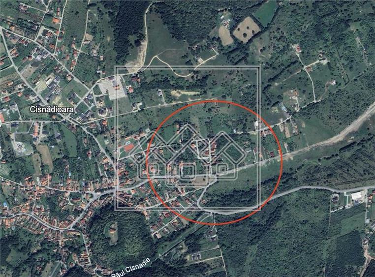 Teren intravilan in Cisnadioara - 507 mp - deschidere la 2 strazi