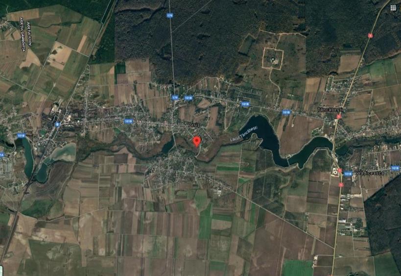 Periș, sat Brătulești, teren intravilan cu deschidere la lac