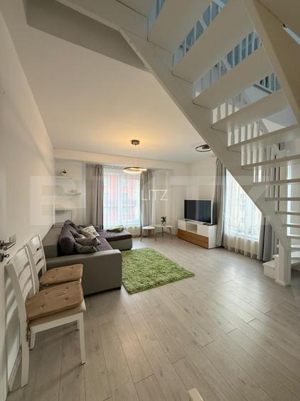 Apartament cu scara interioara cu loc parcare 104 mp + 3 terase | Sânpetru - 2
