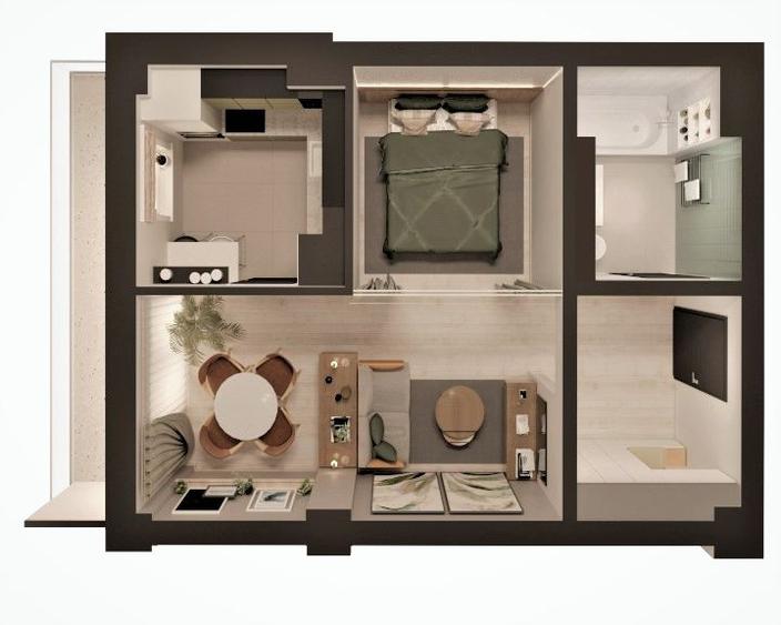 Apartament de vanzare la cheie , bloc nou, Lumina , Constanta