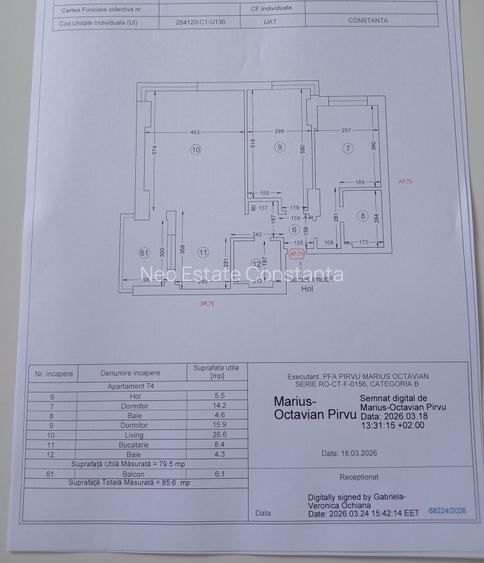 Energia Residence | 3 camere | 2 bai | PARCARE