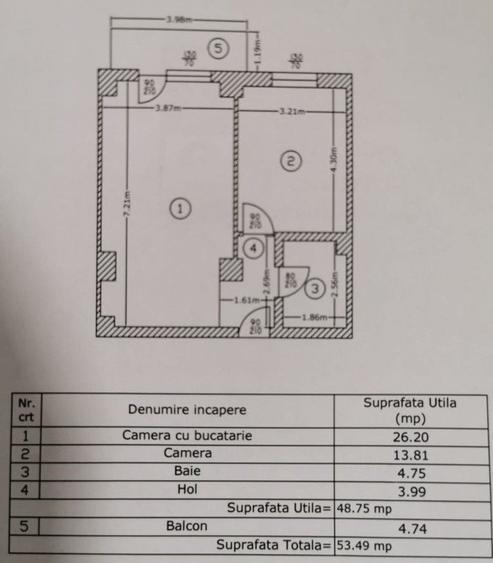 Apartament 2 camere-Militari Residence