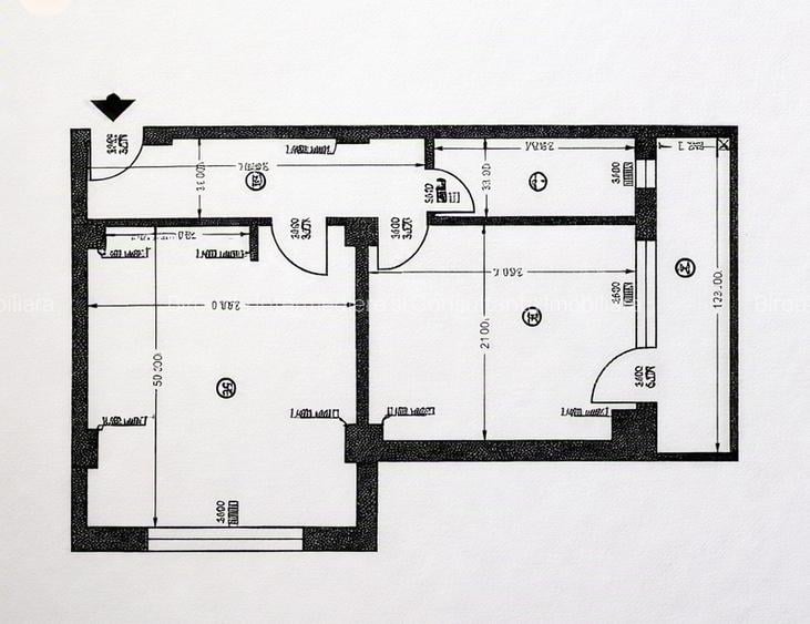 🙋 Kamsas🔸 2 Camere Decomandate 54m² Mobilat Utilat  Etaj 3 LIFT - 10