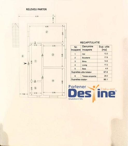 Apartament 2 camere 68 mp + 300mp curte, terasă și beci CUG