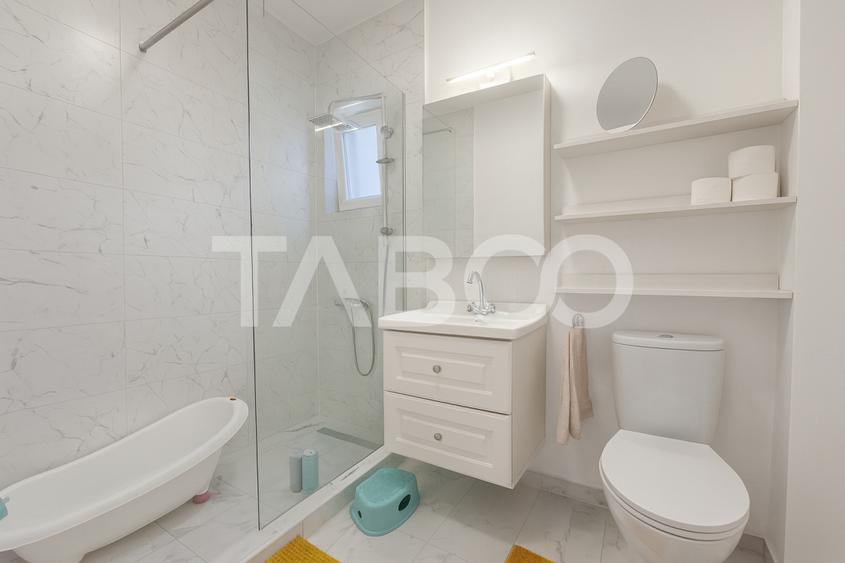 Apartament de vanzare 3 camere 2 bai gradina 74mp si parcare Selimbar
