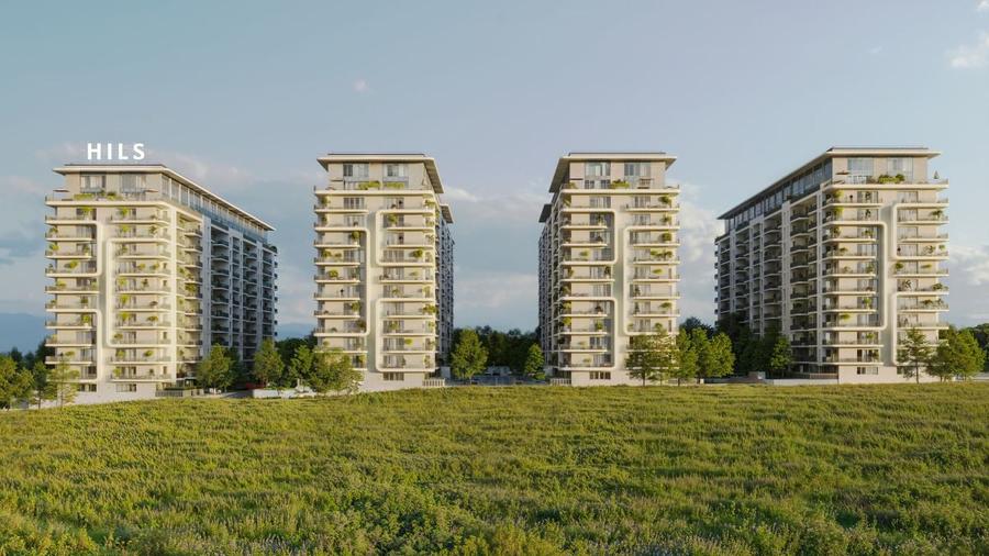 Studio Dublu -2 A /50,59 mp / Hils Nord - Pipera - Autostrada A 3 / Comision 0%