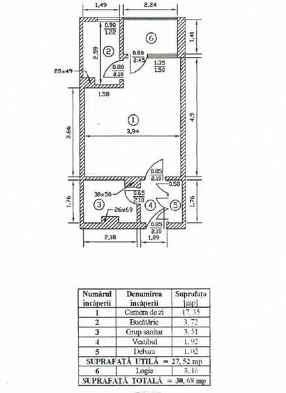Garsoniera cocheta, Brancoveanu, 64.900€