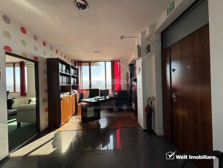Apartament 4 camere, ultrafinisat, mobilat pentru birou, panorama unica ! - 10