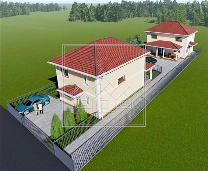 Casa individuala in Selimbar, 4 camere, 323 mp teren