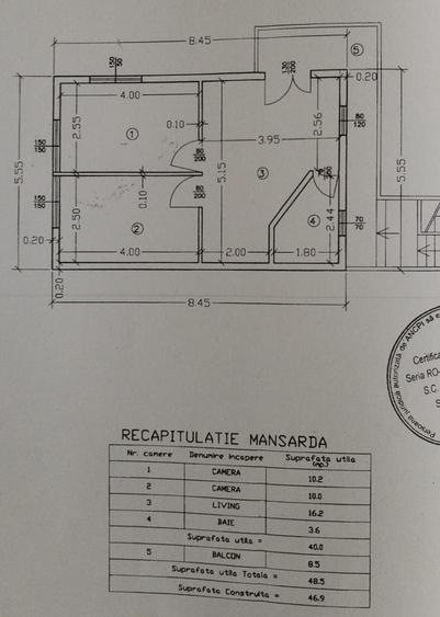Apartament 3 camere si garaj