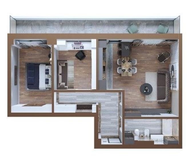 Apartament 3CD, 148605euro, 88mp, Copou