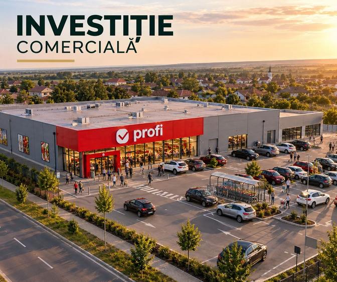 Spatiu comercial, chirias Profi, 550 mp, 2026 contract, randament 7%