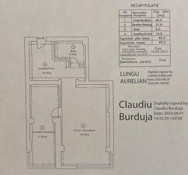 2 Camere - 83MP - Ivory Residence Pipera
