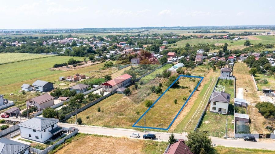Vanzare teren intravilan 1.970 mp, Zurbaua, Ilfov/ Toate utilitățile