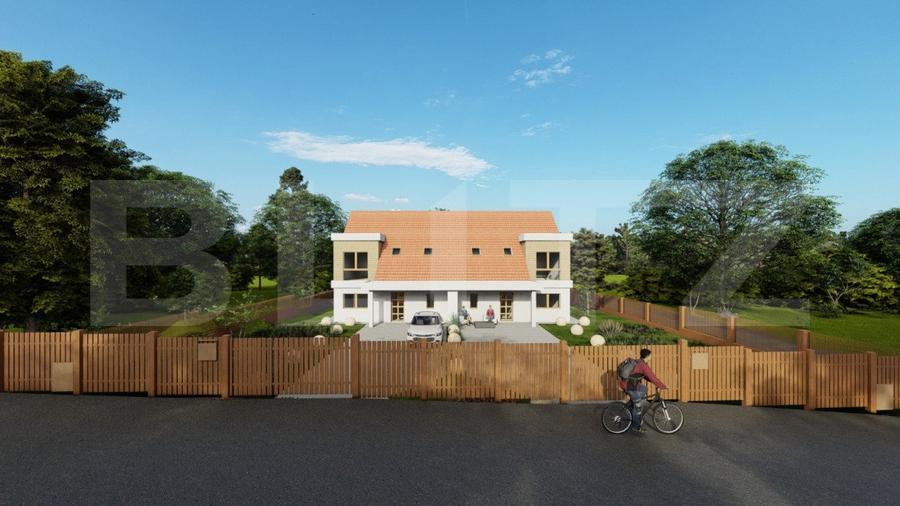 Unitate de duplex in Chinteni cu teren de 450 mp, prețul e + tva
