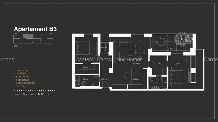 20 apartamente noi cu 3 camere in proiectul CC Homes: www.cchomes.ro - 9