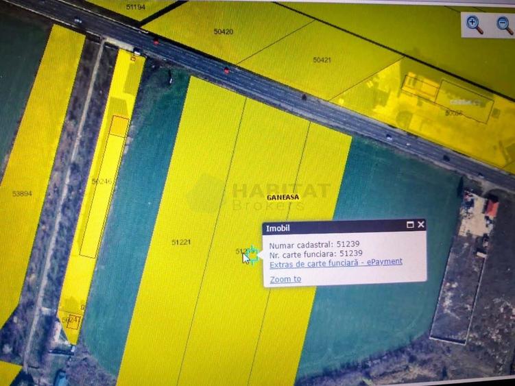 Teren intravilan 15.000 mp – DN2 Afumați