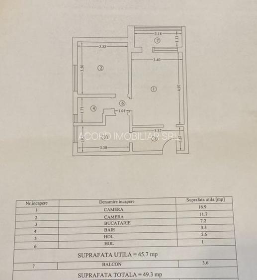 Apartament 2 camere zona Tomis III - 8