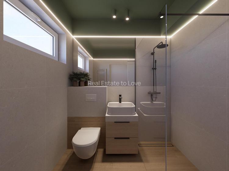 Vilă nouă cu bucătărie, cartier premium, pădure, lac, centru Corbeanca - 16