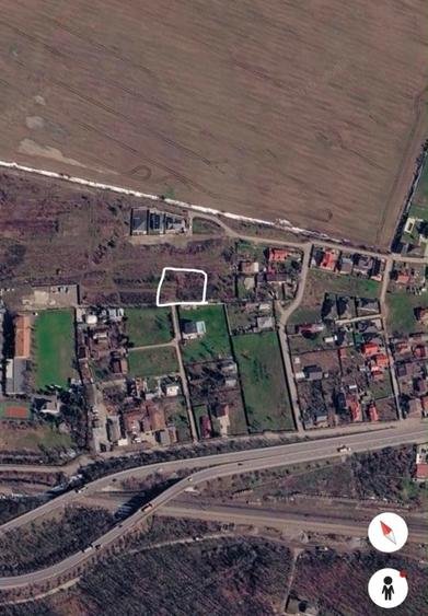 Teren intravilan 462 mp în Buftea – deschidere 22 m, utilități în zonă